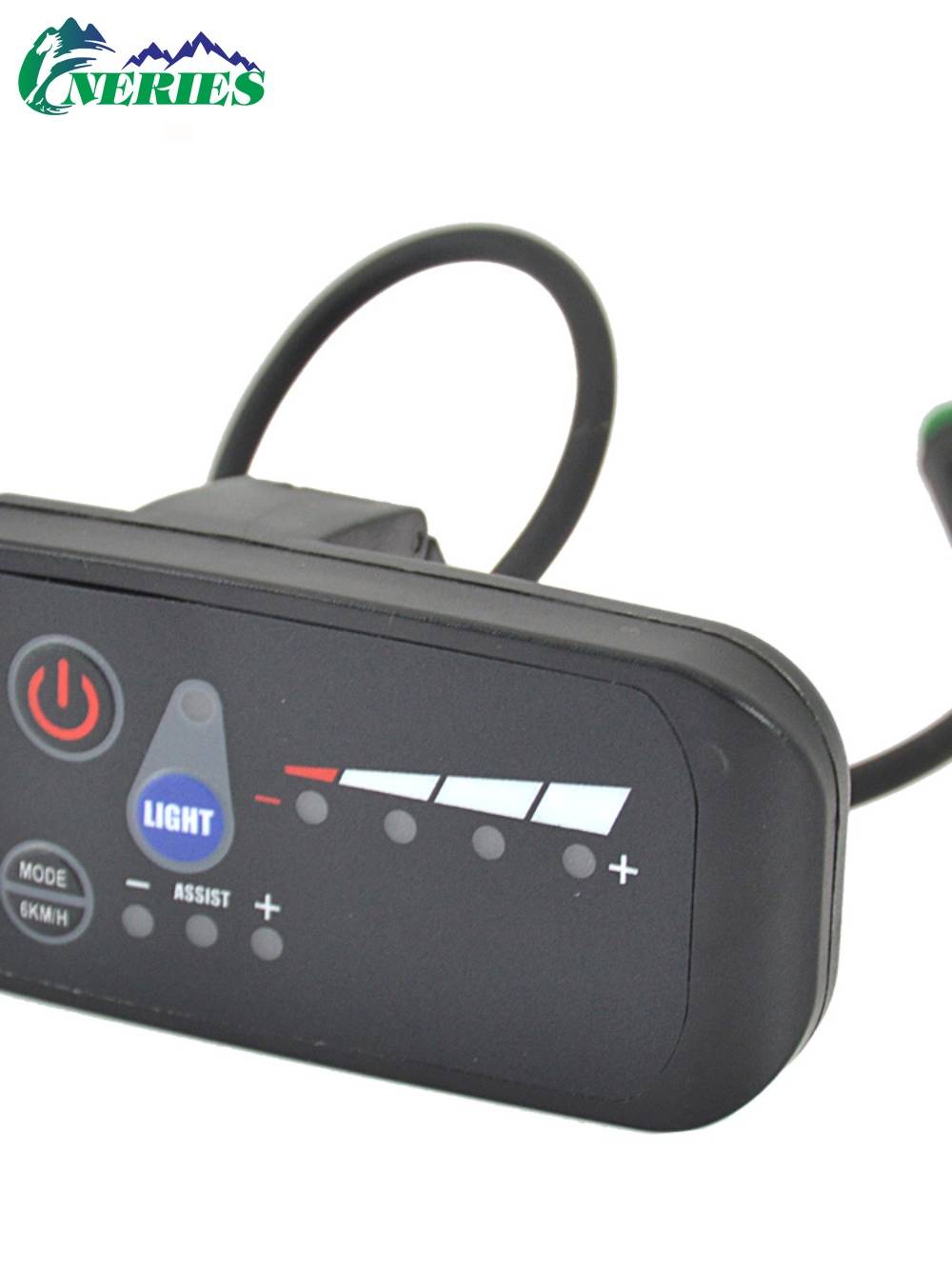 适用于24V36V48V电动车电动自行车仪表LED电量显示助力助推仪表防