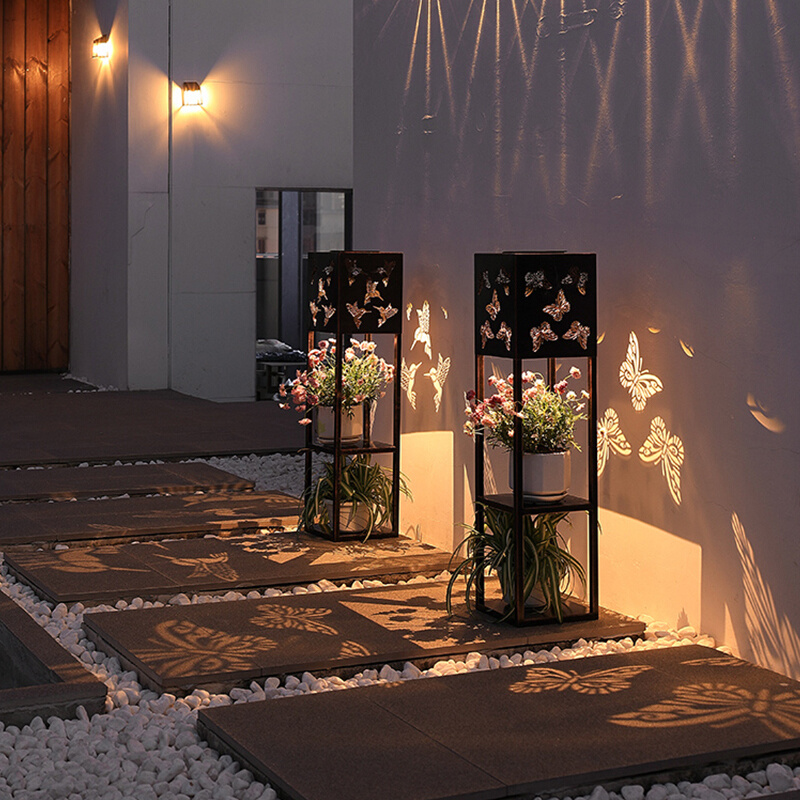太阳能户外灯庭院灯别墅花园阳台装饰氛围灯室外防水家用草坪灯