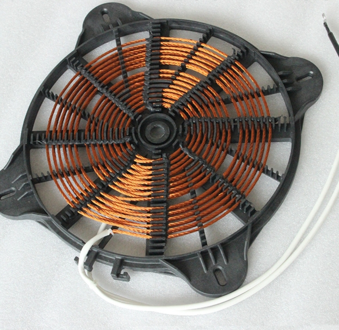 商用电磁炉线圈盘平面型十字对称孔距29CM 5000W 3500W 8KW发热盘