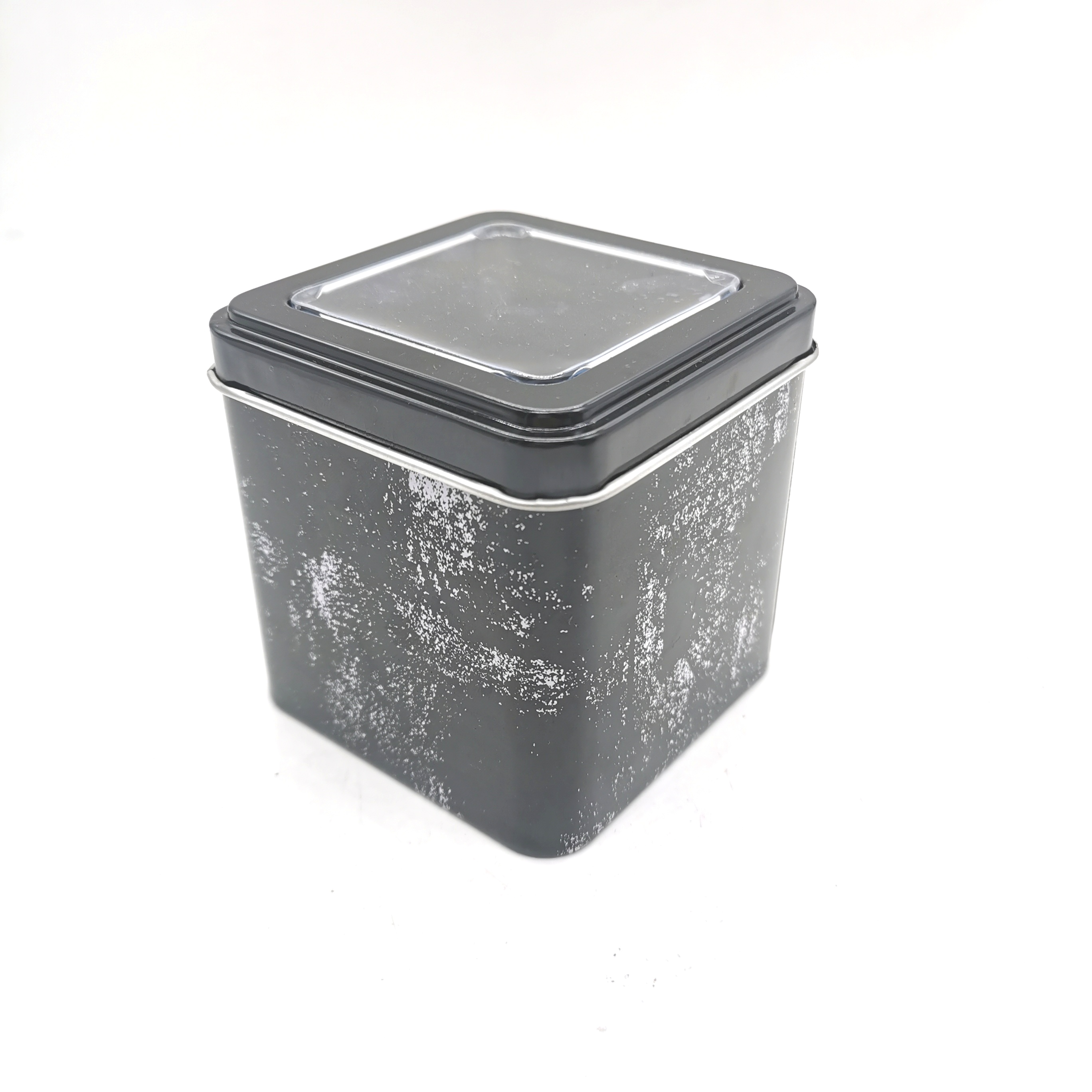 厂家方形黑色现货运动电子手表铁盒定制儿童包装盒马口铁茶叶礼盒