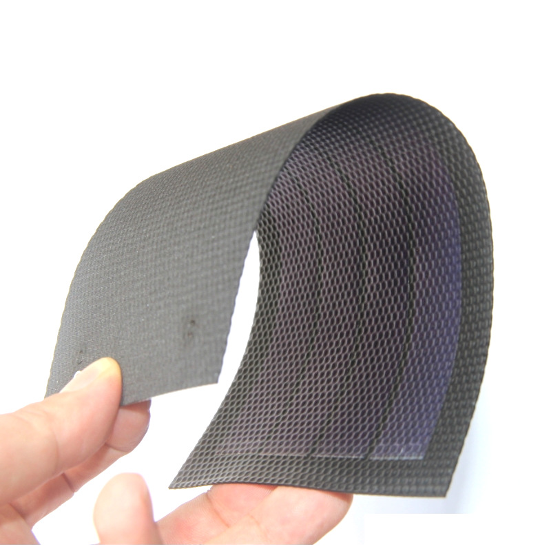 1W 6V 柔性非晶硅薄膜太阳能板 太阳能电池可卷曲DIY太阳能板