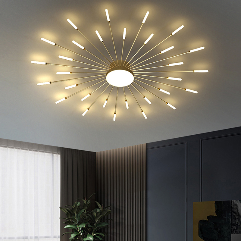 极速QIYIMEI Modern Ceiling Lights LED Luster Indoor Lighting