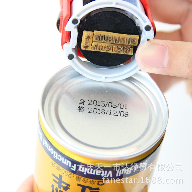 小型手动啤酒瓶底瓶盖瓶身打码机 生产日期批号打码机 仿喷码机