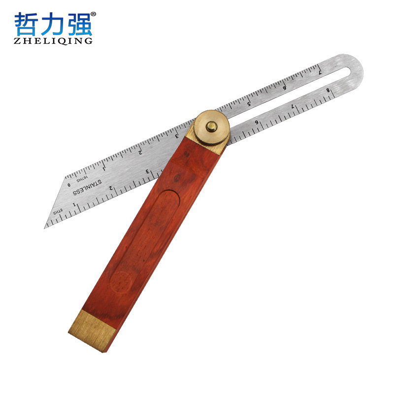 9寸可调节角度尺 活动角尺 木工划线测量工具高精度T型角度尺
