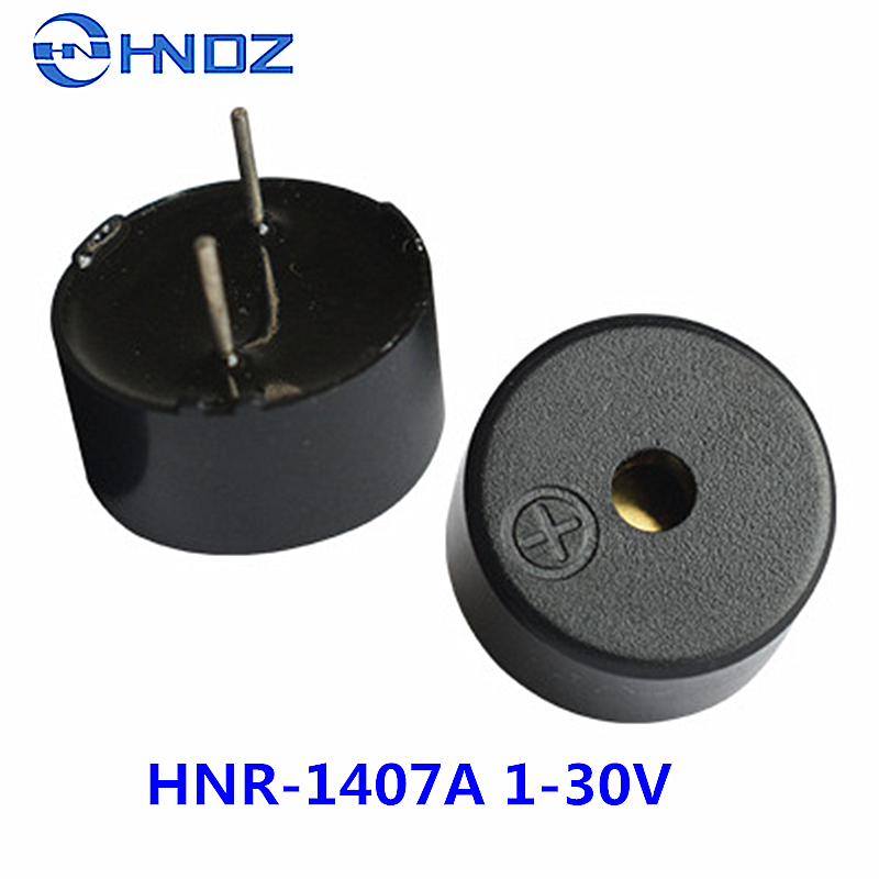 1407压电无源蜂鸣器 HNR-1407A直径14*7MM 脚距7.6mm 频率4KHZ