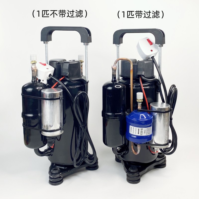 汽车空调真空泵打气抽真空两用空调压缩机改装打压泵Y冰箱维修泵