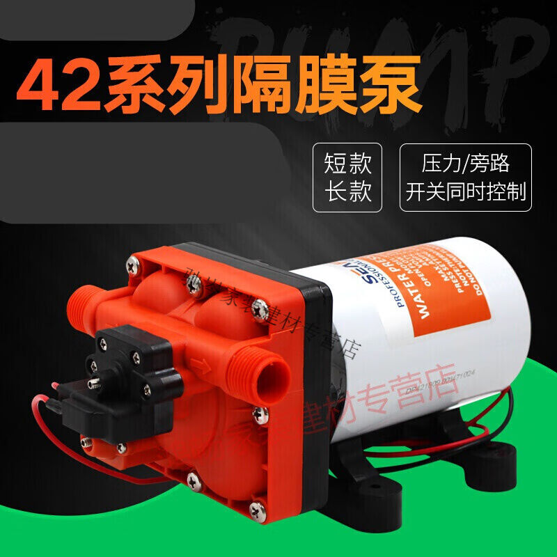 42系列隔膜泵1224水泵直流增压泵自吸泵自动泵船用泵12VDP1-030-0