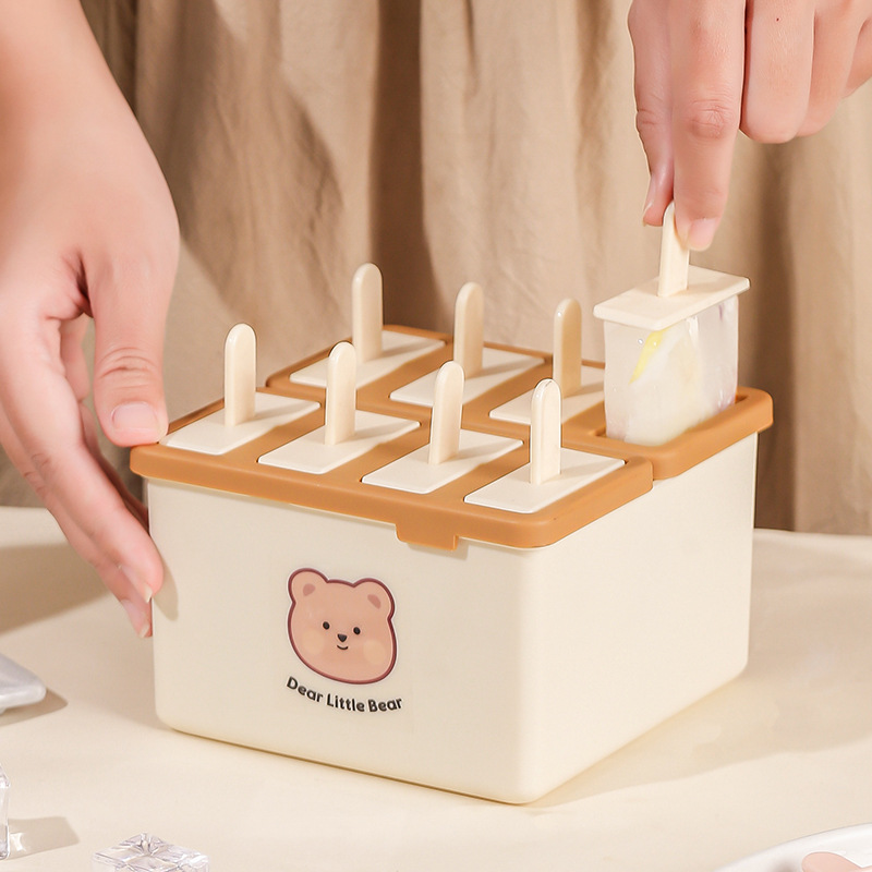 冰棍雪糕模具食品级带盖家用做冰棒冻冰块盒的磨具自制冰淇淋神器