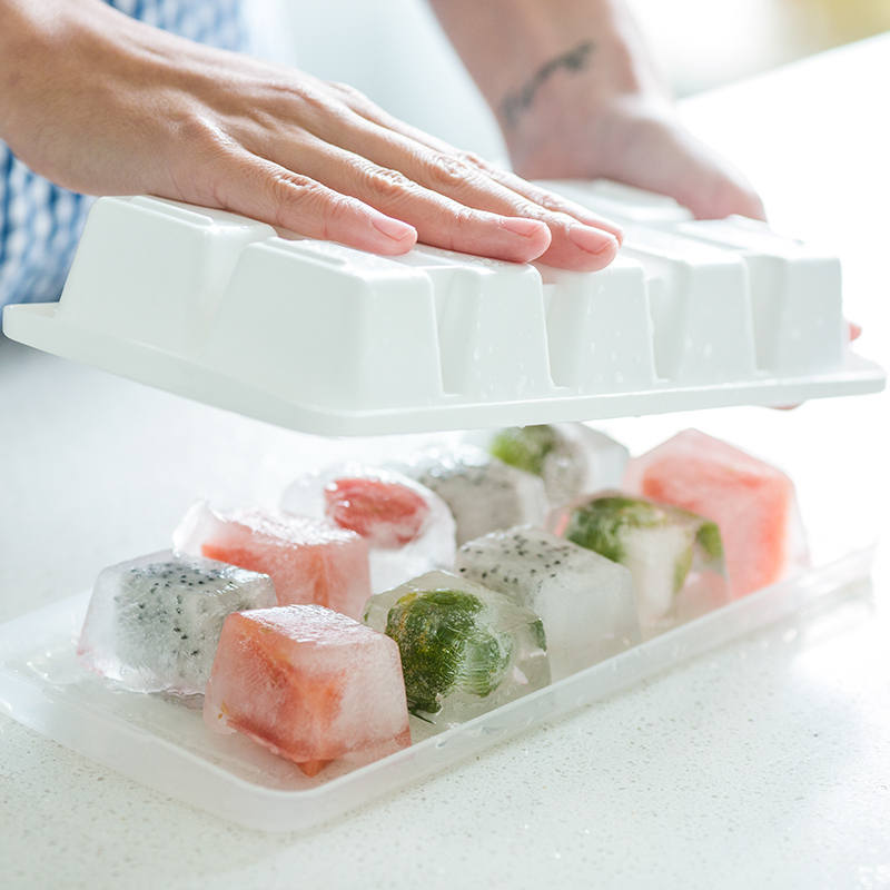 日本原装进口ASVEL冰格大冰块模具收纳带盖制冰盒创意辅食冻格盒