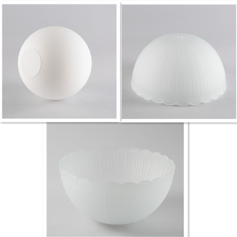 磨砂玻璃奶白玻璃灯罩外壳台灯吊灯壁灯吸顶灯灯具配件DIY灯罩