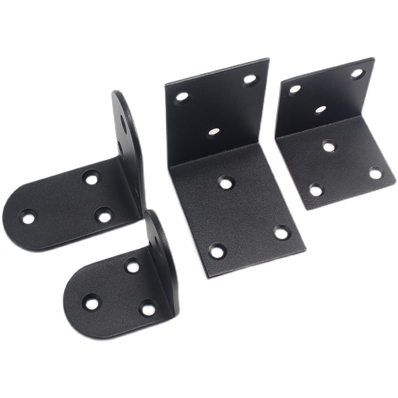 哑黑色加厚角码角铁家具木板90度直角加固配件三角连接延长紧固件