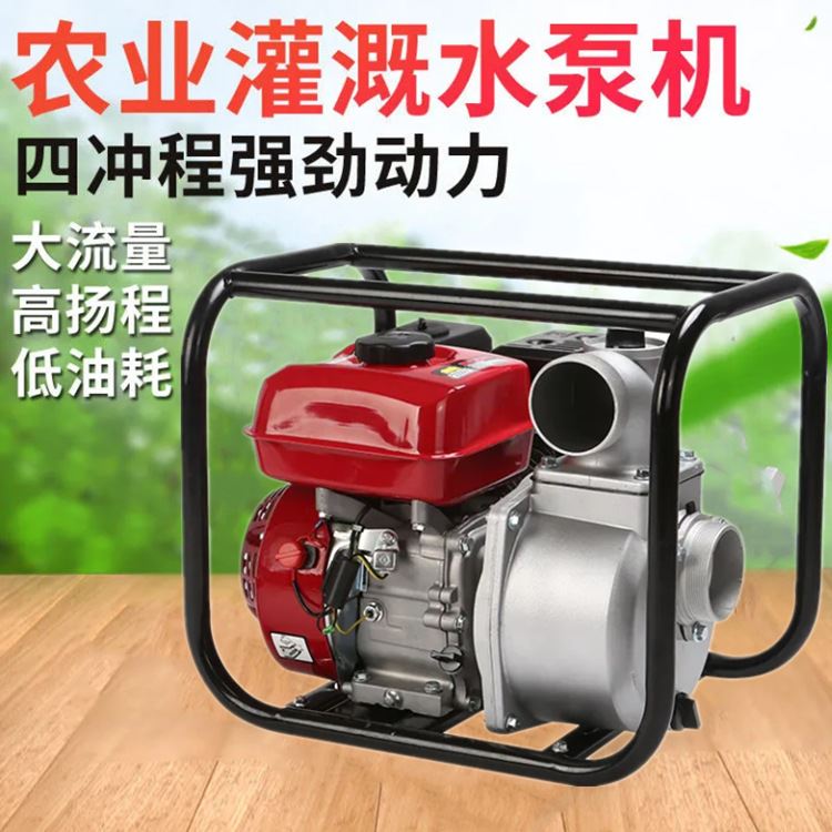 轻便式手抬排灌汽油机动水泵 2寸3寸4寸柴油机自吸小型抽水泵