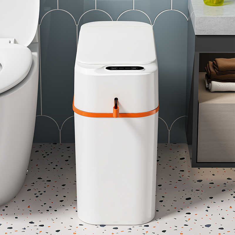 壁挂式自动智能垃圾桶感应家用客厅轻奢电动厕所卫生间2023新款
