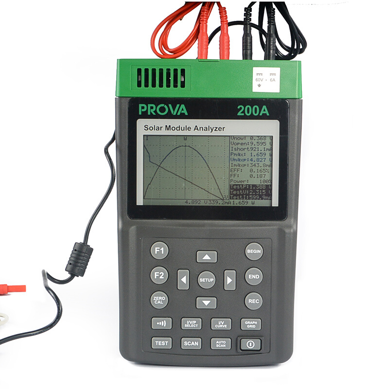 。PROVA-200A进口手持便携式太阳能电池板检测分析仪I-V曲线测试