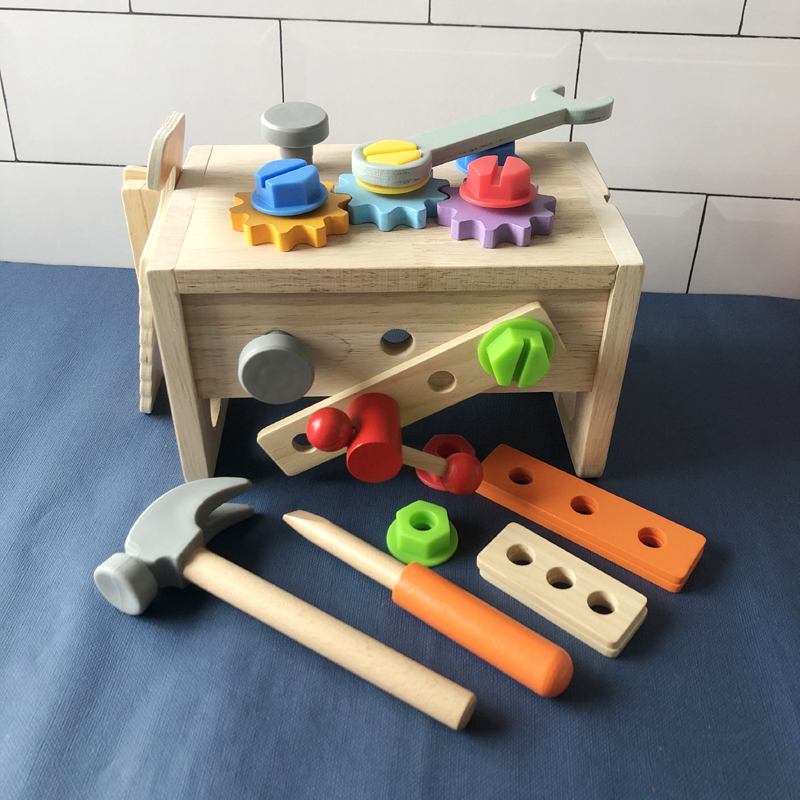 蒙氏儿童早教益智玩具1一3岁宝宝礼物拧螺丝螺母拼拆装男女孩工具