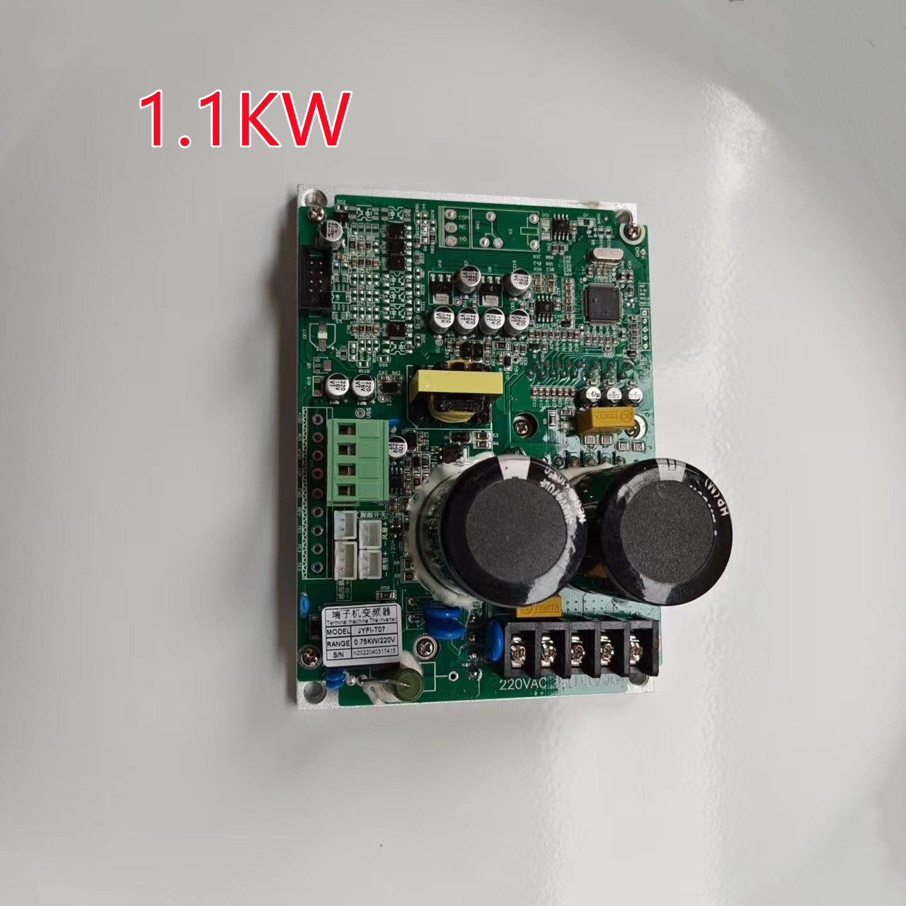 1.1KW静音端子机变频器自动机端子机2T线路板控制板W配送按键面板