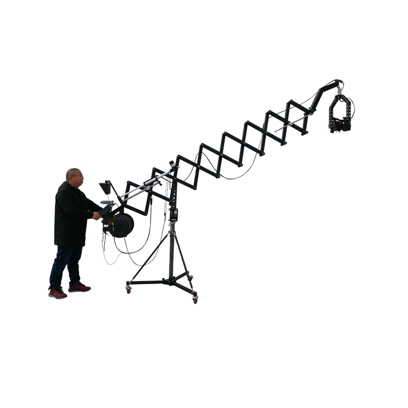 5.5米电动伸缩影视电控摄像摇臂单反拍摄云台 三角架 拍摄道具