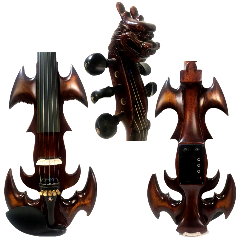 畅想乐器  电子5弦小提琴, 演奏电声小提琴，乌木配件