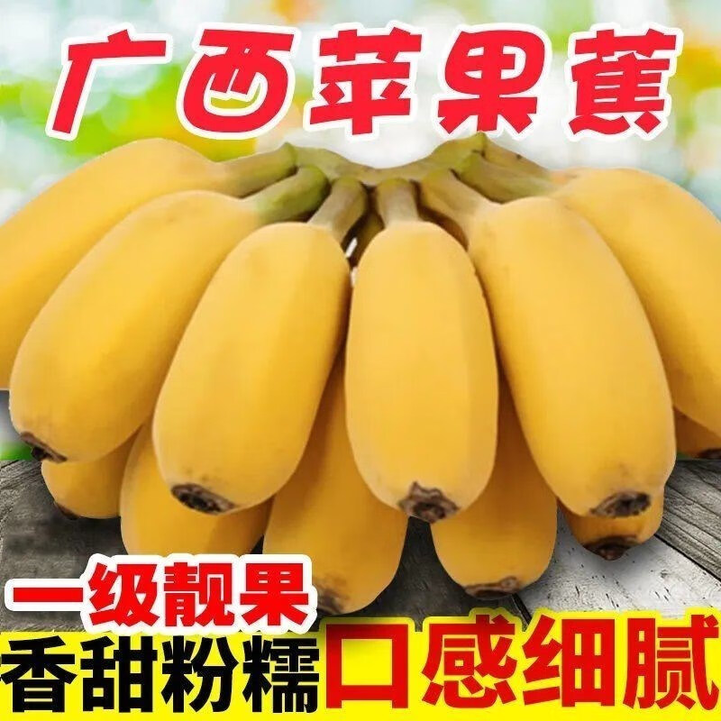 正宗海南小米蕉自然熟芭蕉皇帝蕉牛奶小米香蕉老人宝宝辅食超甜软