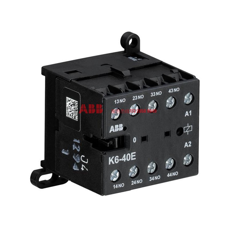 ABB微型中间继电器K6-40E交流电压可选24V/110V/220V/380V