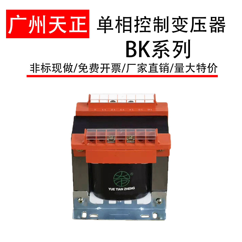 广州天正单相控制隔离变压器BK-1000VA2KVA500VA400VA100VA630VA