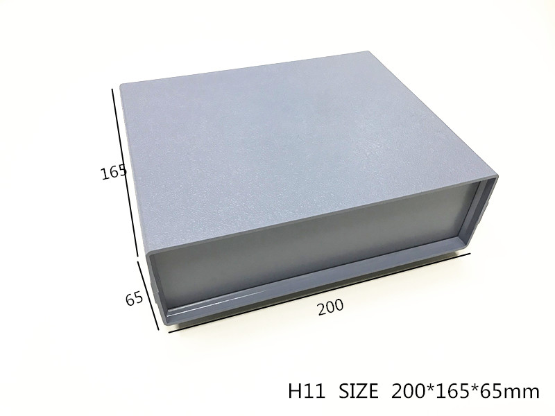 塑料外壳主机电子元件控制机箱仪器仪表壳体电源盒H11 200x165x65