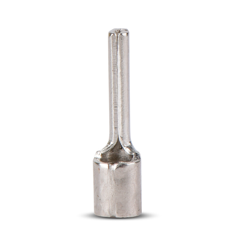 PTN1.25-10 TZ型针形裸端头 冷压端头 实心插针 紫铜焊口接线端子