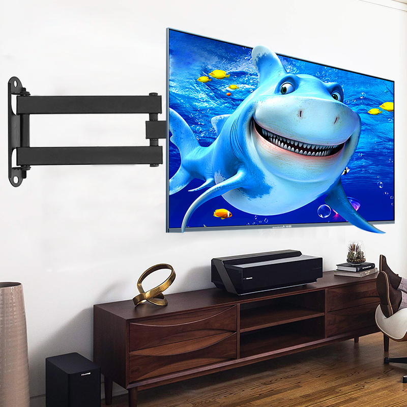 液晶电视机挂墙支架子 壁挂式可伸缩旋转移动挂架大尺码屏幕加固