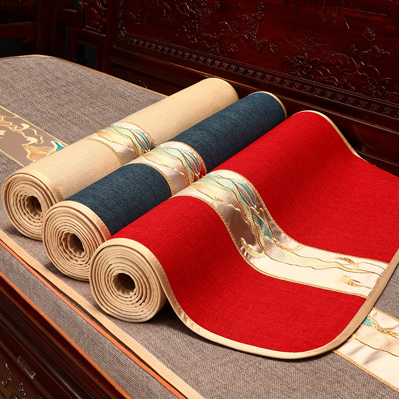 新中式沙发垫套罩红木沙发垫实木家具套罩四季通用罗汉床垫沙发巾