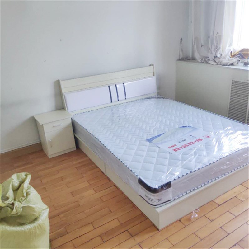 北京环保板材双人床储物床15和18席梦思箱体床木床板式床床架