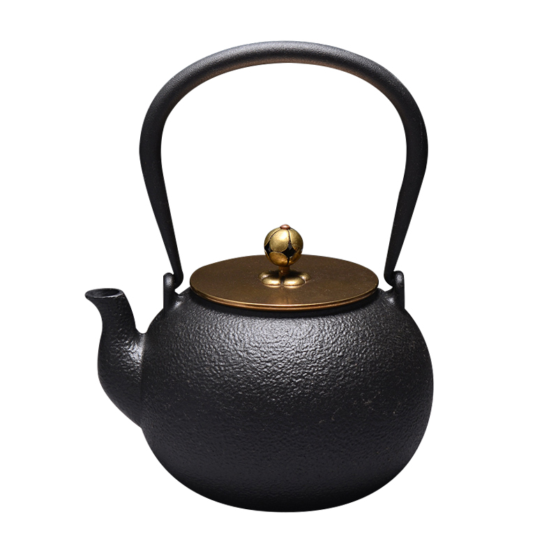 速发龟延堂 煮茶壶纯手工 铸铁壶无涂层生铁砂铁壶茶具烧水泡茶老