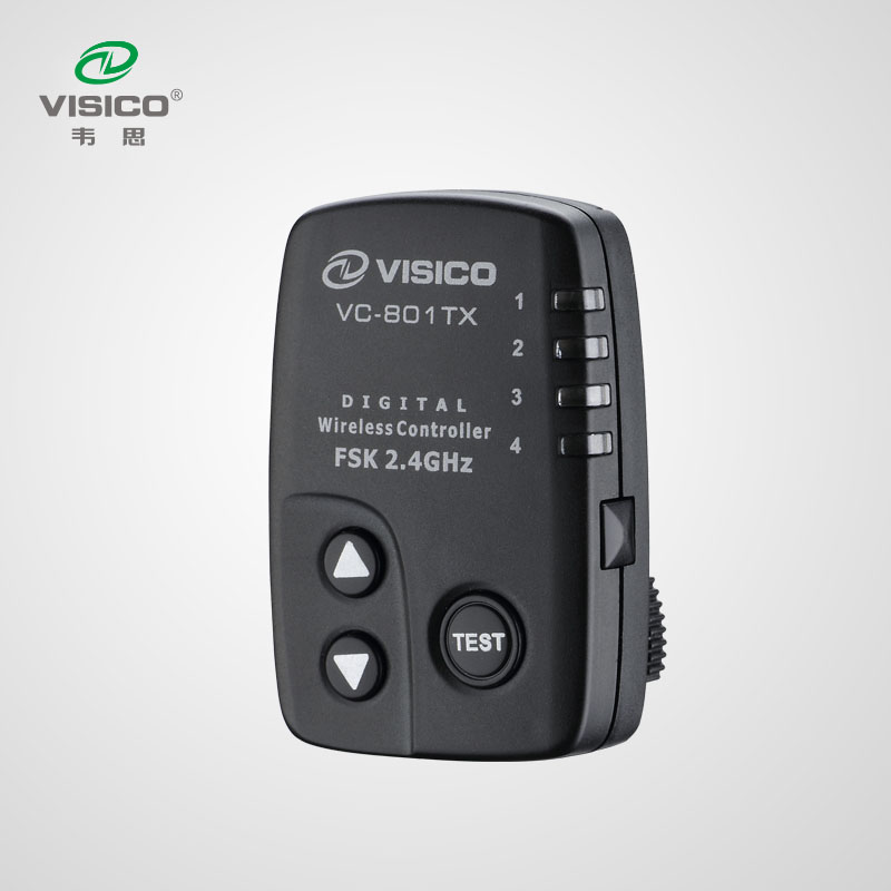 VISICO韦思 VC-801   LED显示无线引闪器发射器触发器 闪光灯遥控