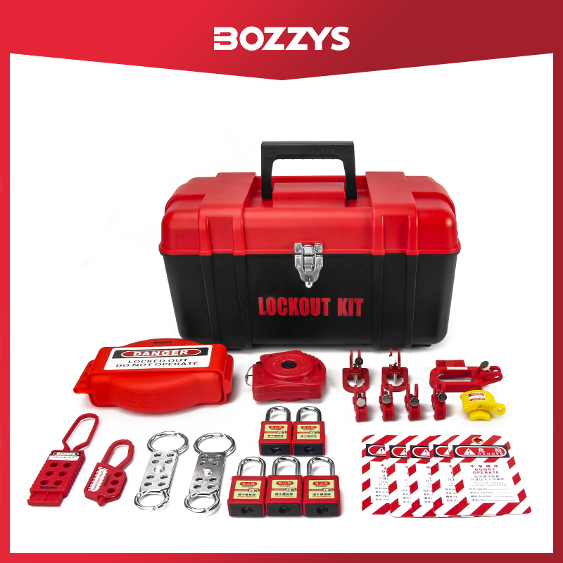 BOZZYS工程能量隔离停工检修安全Loto锁具组合包手提箱套装BD-Z14