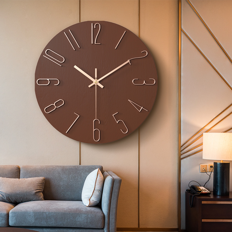 客厅挂钟网红家用钟表简约现代2022新款时钟创意卧室静音石英钟
