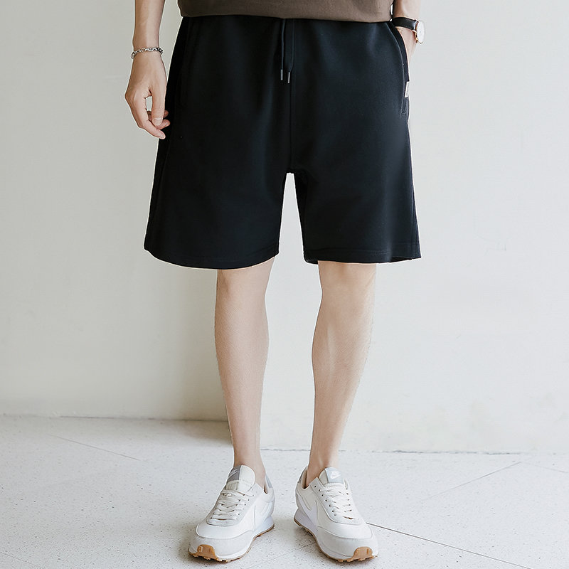 新款优质其他夏季男士纯棉短裤直筒型中腰休闲净版短裤面料成分