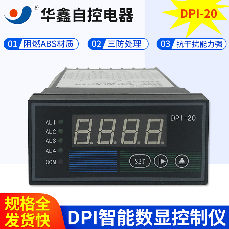 智能显示仪表DPI-20厂家供应3A 250VAC输入功率5W测量精度高