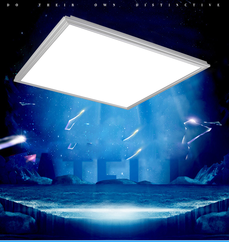 集成吊顶LED石膏板平板灯600x600工程灯面板灯矿棉板灯嵌入式西安