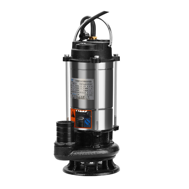 厂促WQD污水泵220V抽粪排污泵家用小型不锈钢潜水泵WQD57037潜品