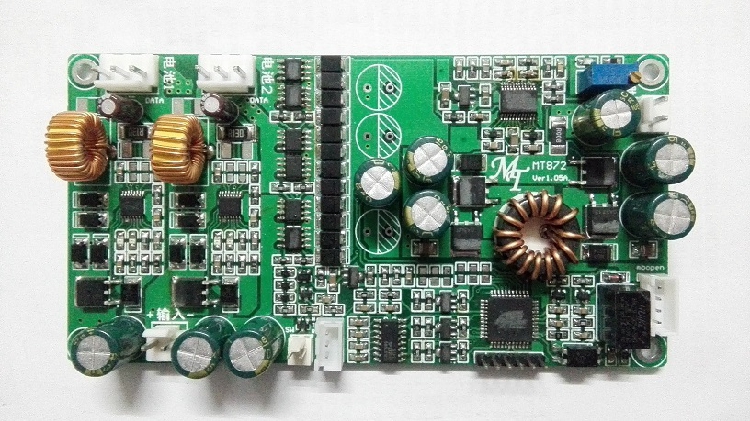 MT872双电池充放电管理模块自带稳压输出放电顺序可控支持热插拔