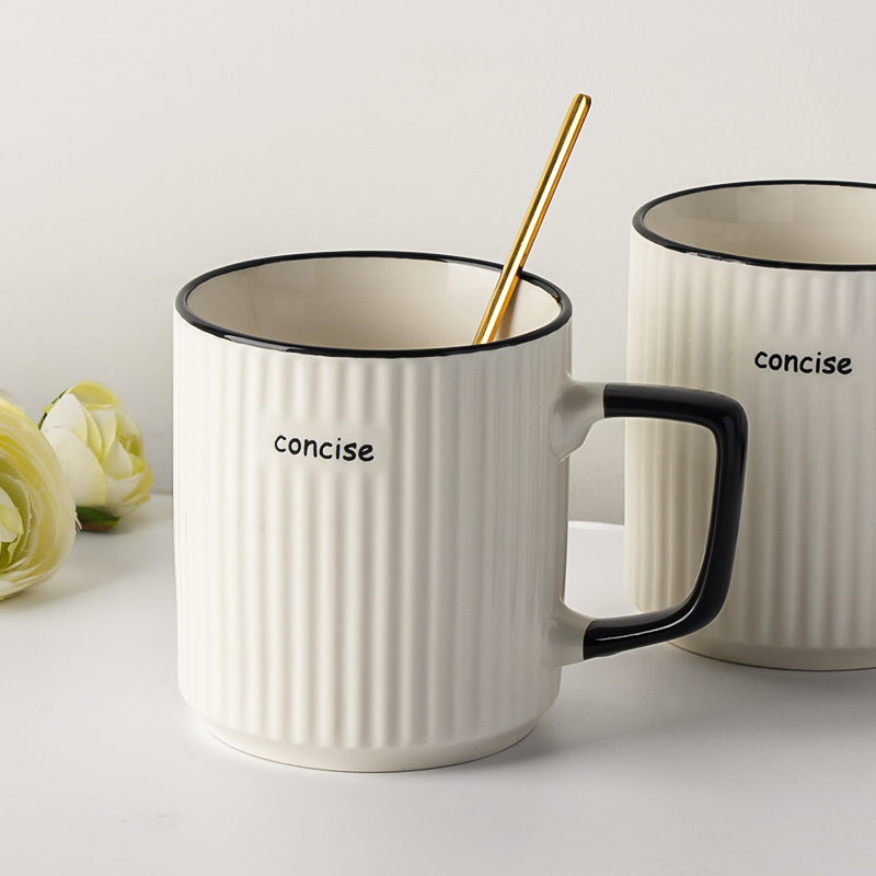 日式马克杯陶瓷杯子女生夏季情侣喝水杯家用办公室男生咖啡杯茶杯