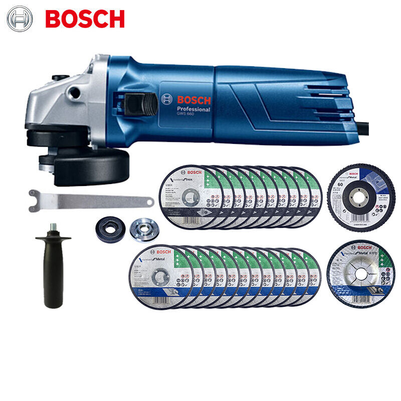 博世（BOSCH）角磨机GWS700砂轮机手持家用切割片手磨机抛光博士