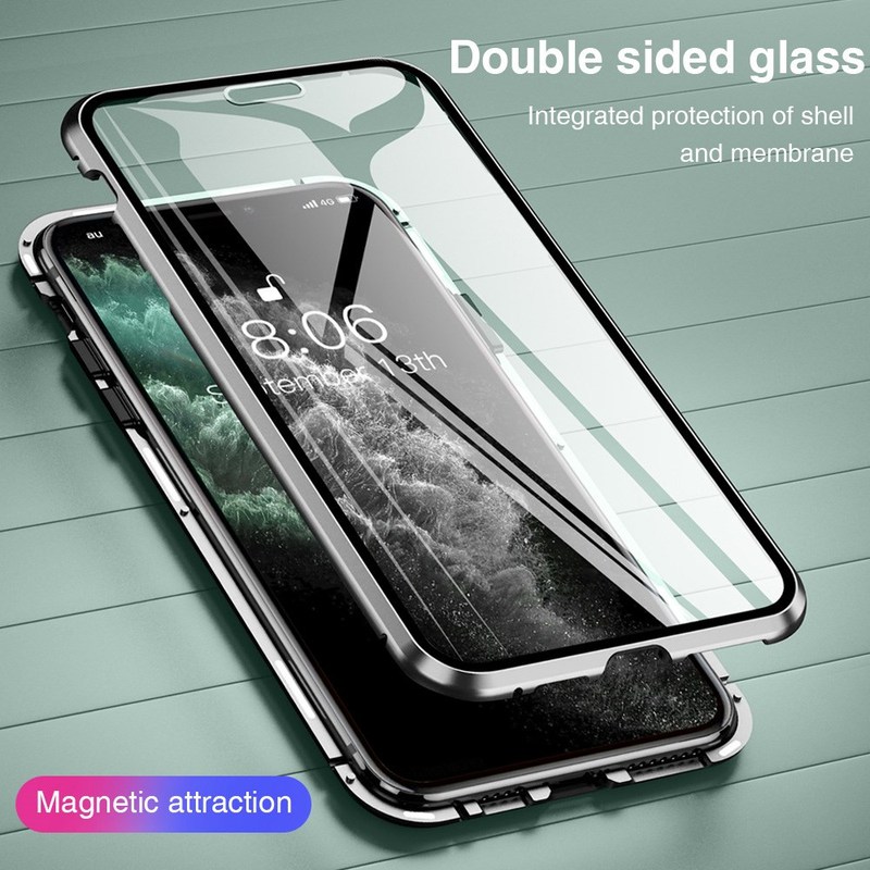 推荐Double Side Magnetic Case for IPhone 11 Pro XR XS MAX X