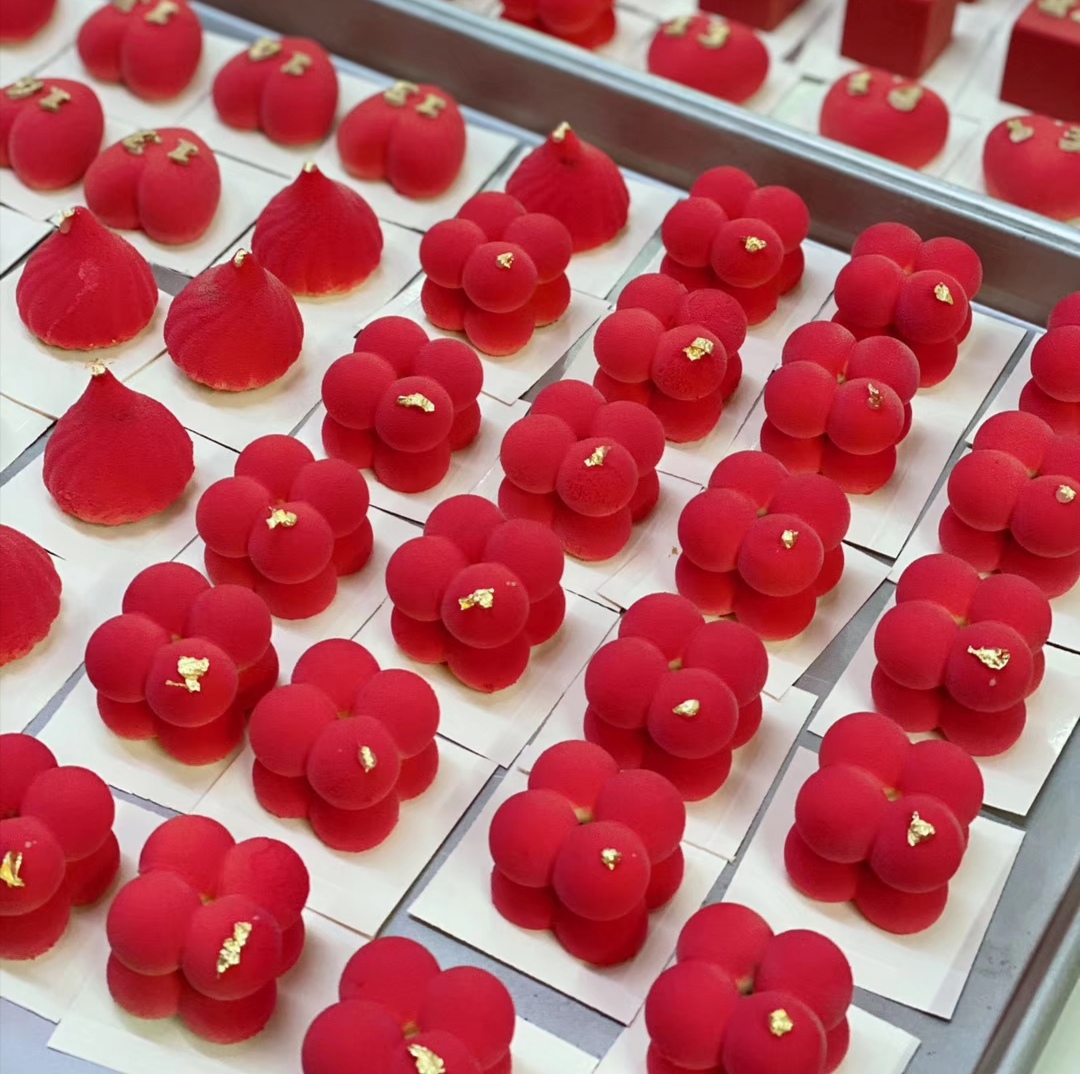 15连二阶魔球慕斯蛋糕硅胶模具法式甜点模魔方小方块模DIY烘焙模