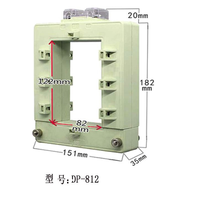 开口式低压电流互感器0.t2级合启式精度0.5级DP三相交流铜排分