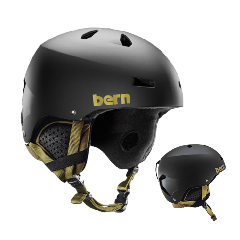 42滑雪新款BERN单板滑雪头盔成人男女款滑雪装备