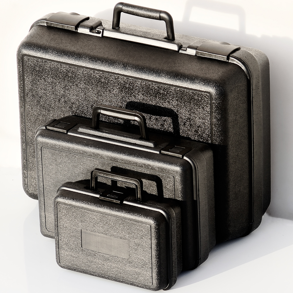 PE塑料箱五金工具包装手提箱仪器仪表设备黑色大箱子超强好优惠