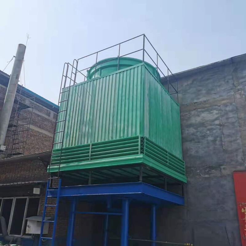 销品玻璃钢湿式冷却塔工业制冷设备凉水塔低噪音机械通风圆形冷却
