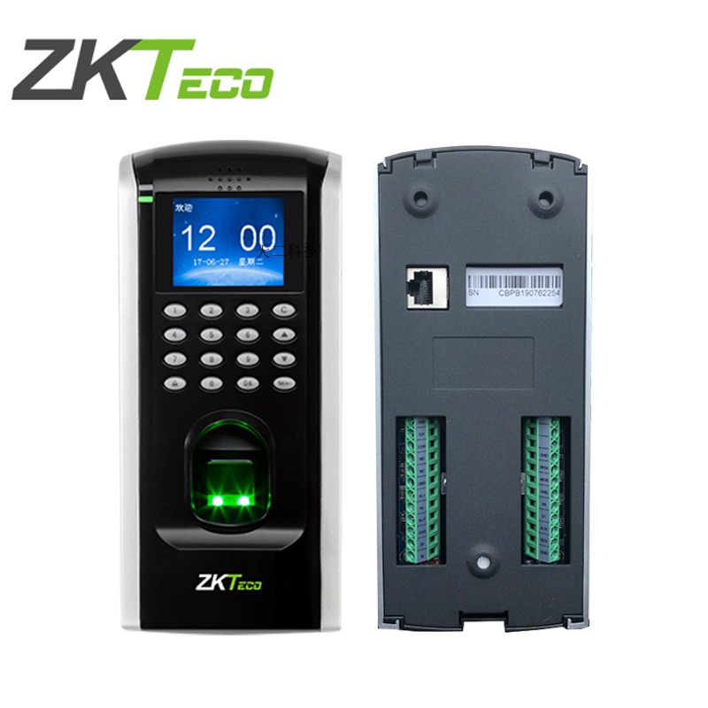 推荐ZKTECO/中控智慧F7PLUS指纹识别门禁机 密码门禁一体机 考勤