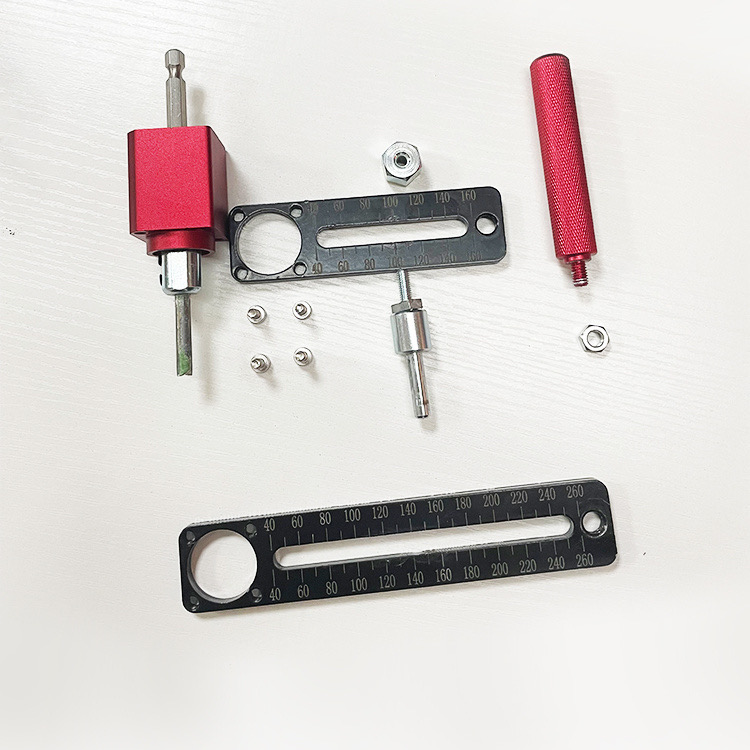 博翰2代开孔器刻度架子加长杆定位针手柄小螺丝铣刀配件大全