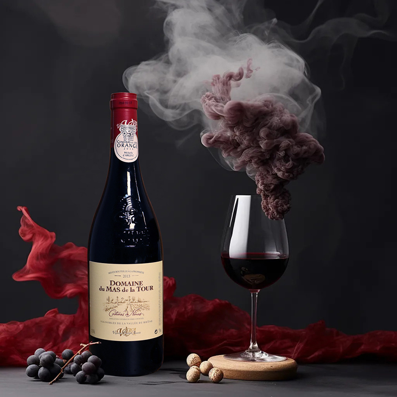 法国原瓶原装进口红酒得拉图干红葡萄酒AOC级750ml西拉歌海娜混酿